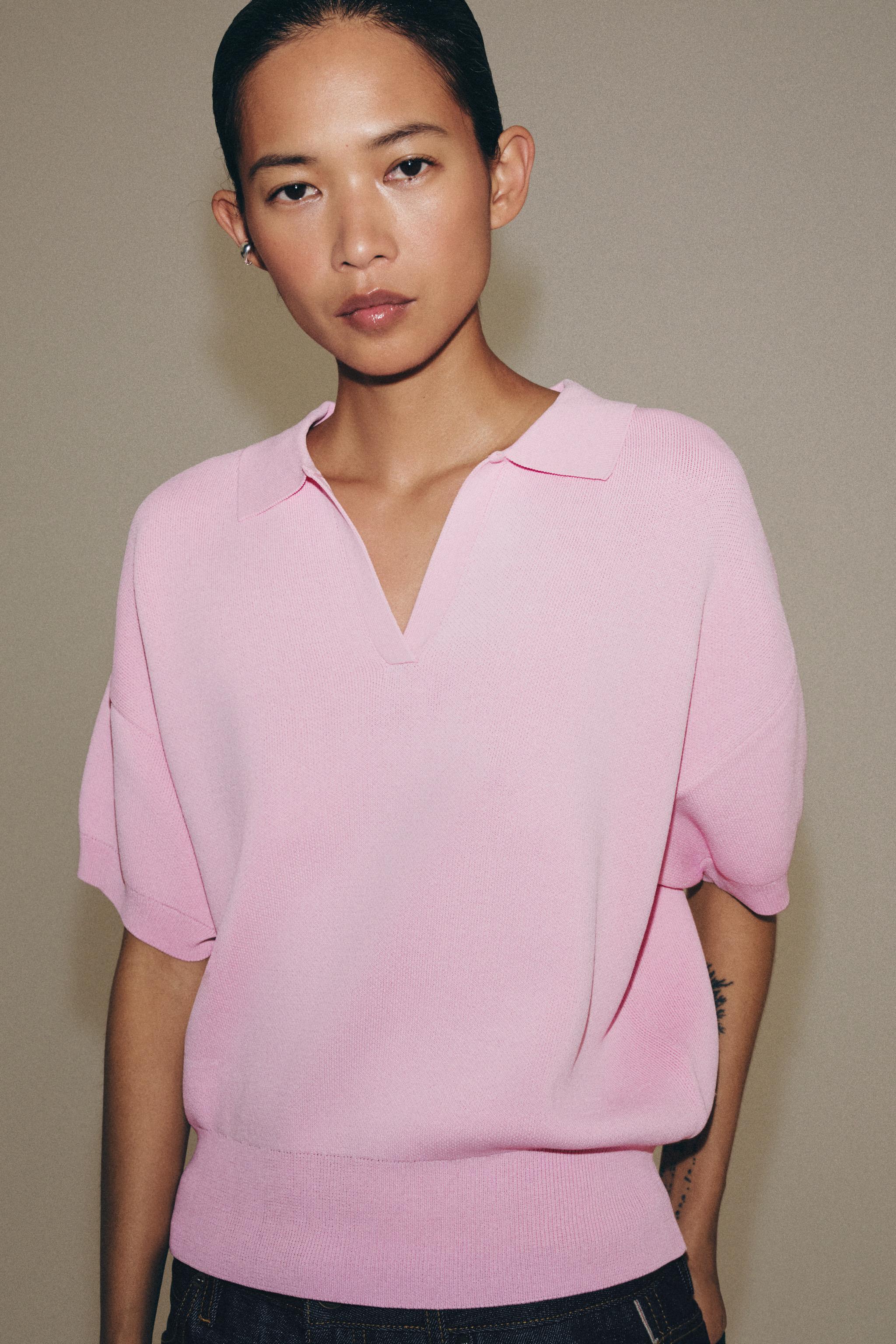 SHORT SLEEVE KNIT POLO